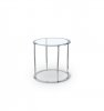 Sidobord DRUM, glas