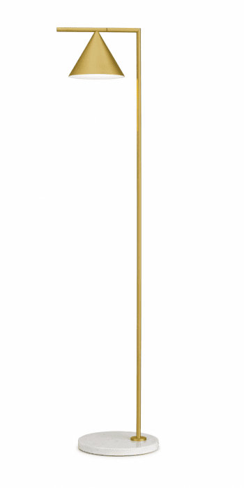 Golvlampa CAPTAIN FLINT, mässing